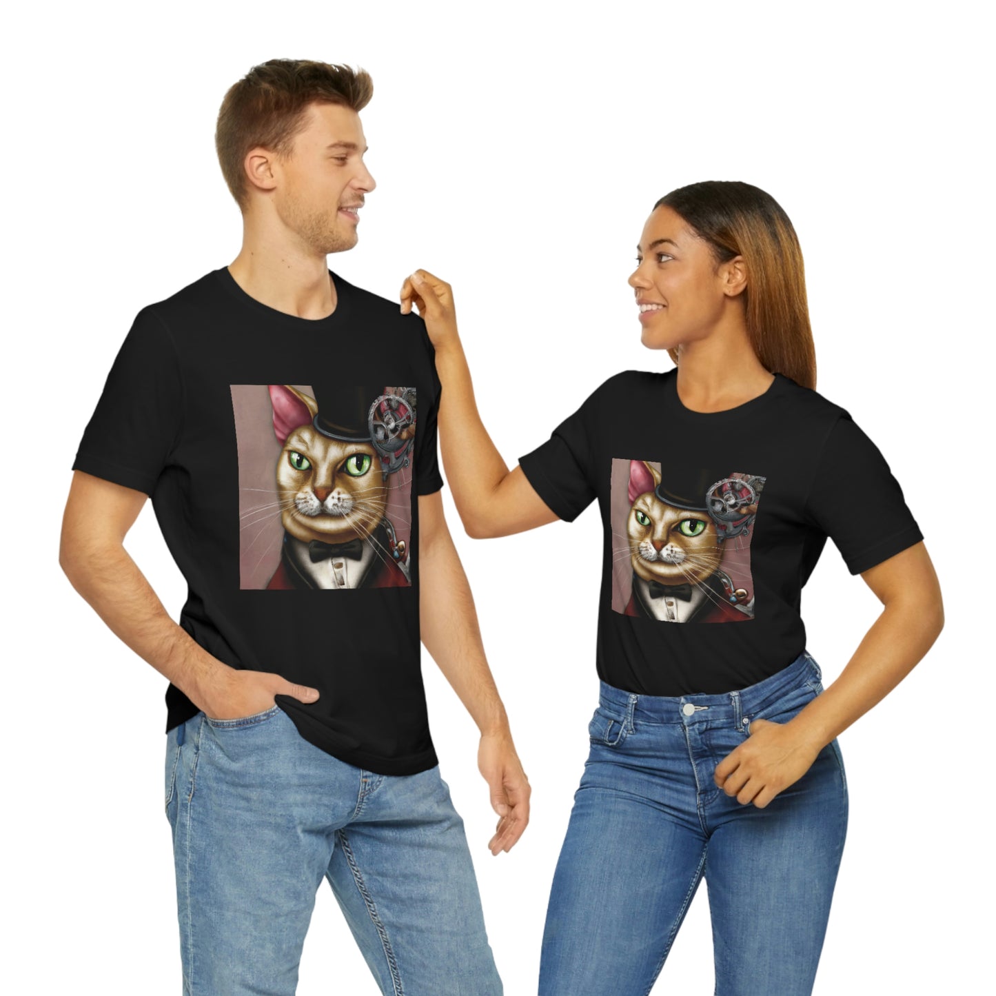 Steampunk Baron Cat T-shirt