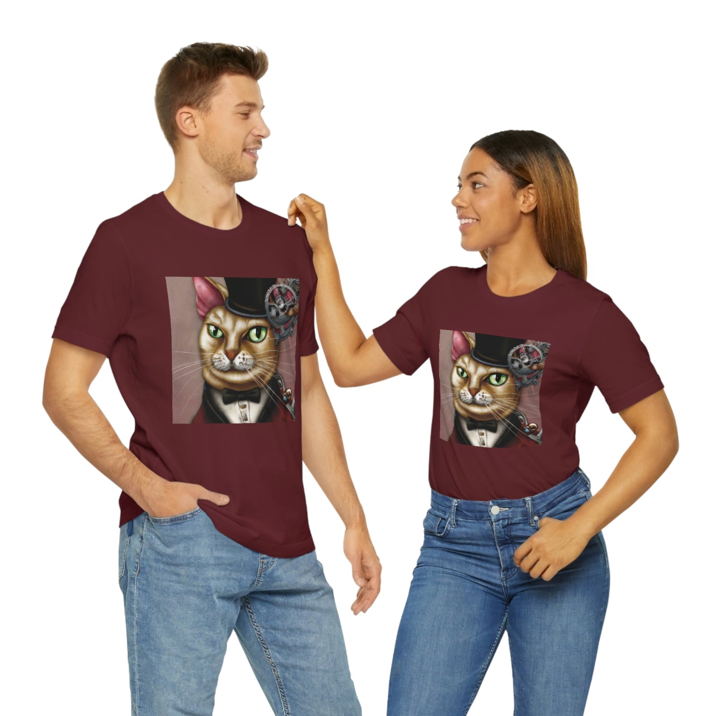 Steampunk Baron Cat T-shirt