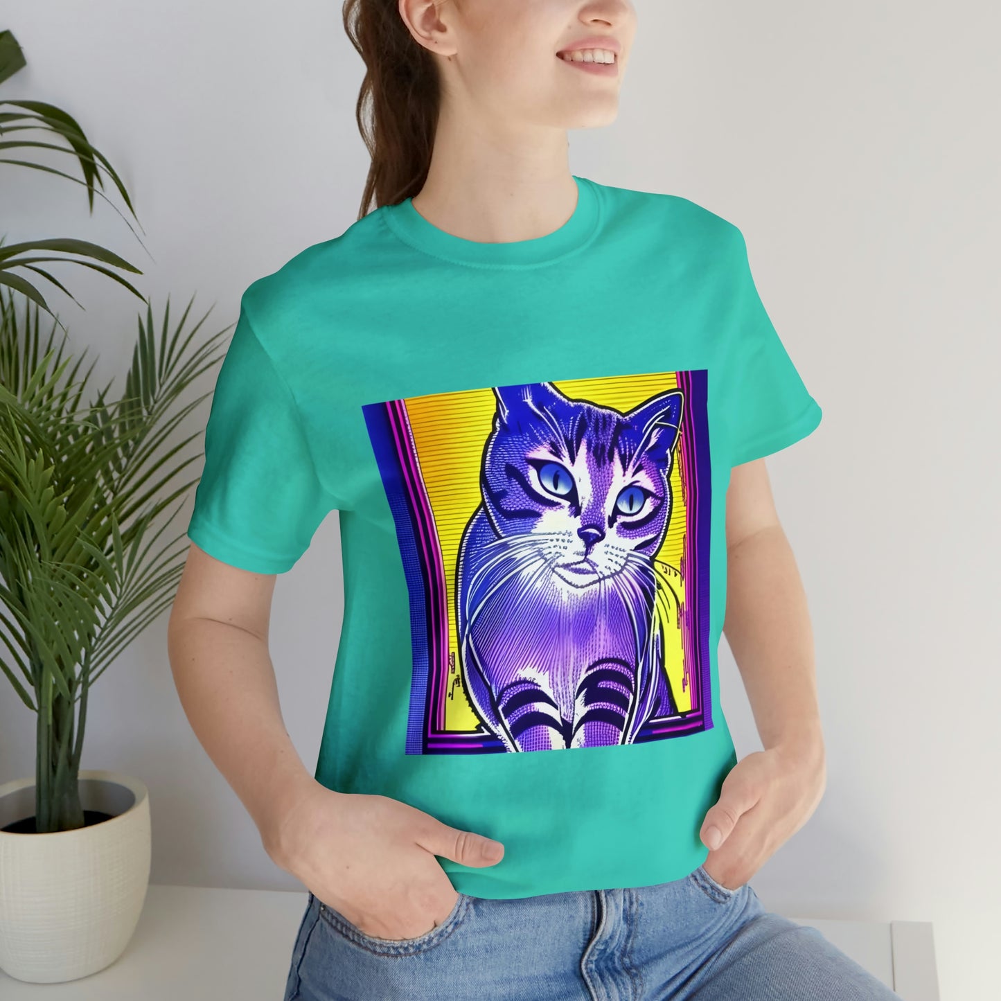 Cat Pop Art T-shirt