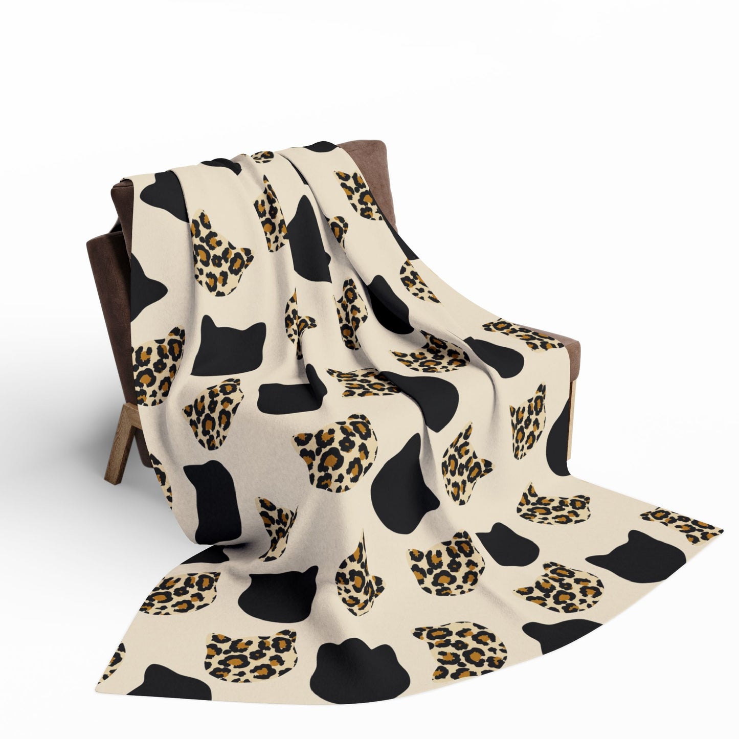 Cat Pattern Arctic Fleece Blanket