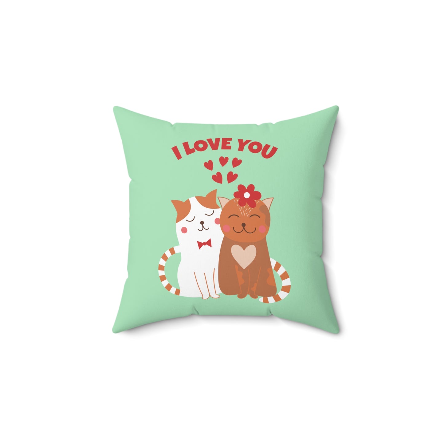 Cute cats Valentine's day Pillow