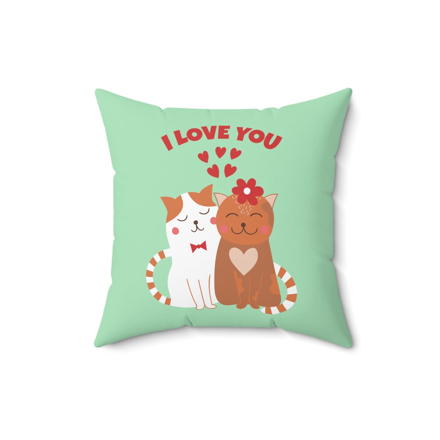 Cute cats Valentine's day Pillow