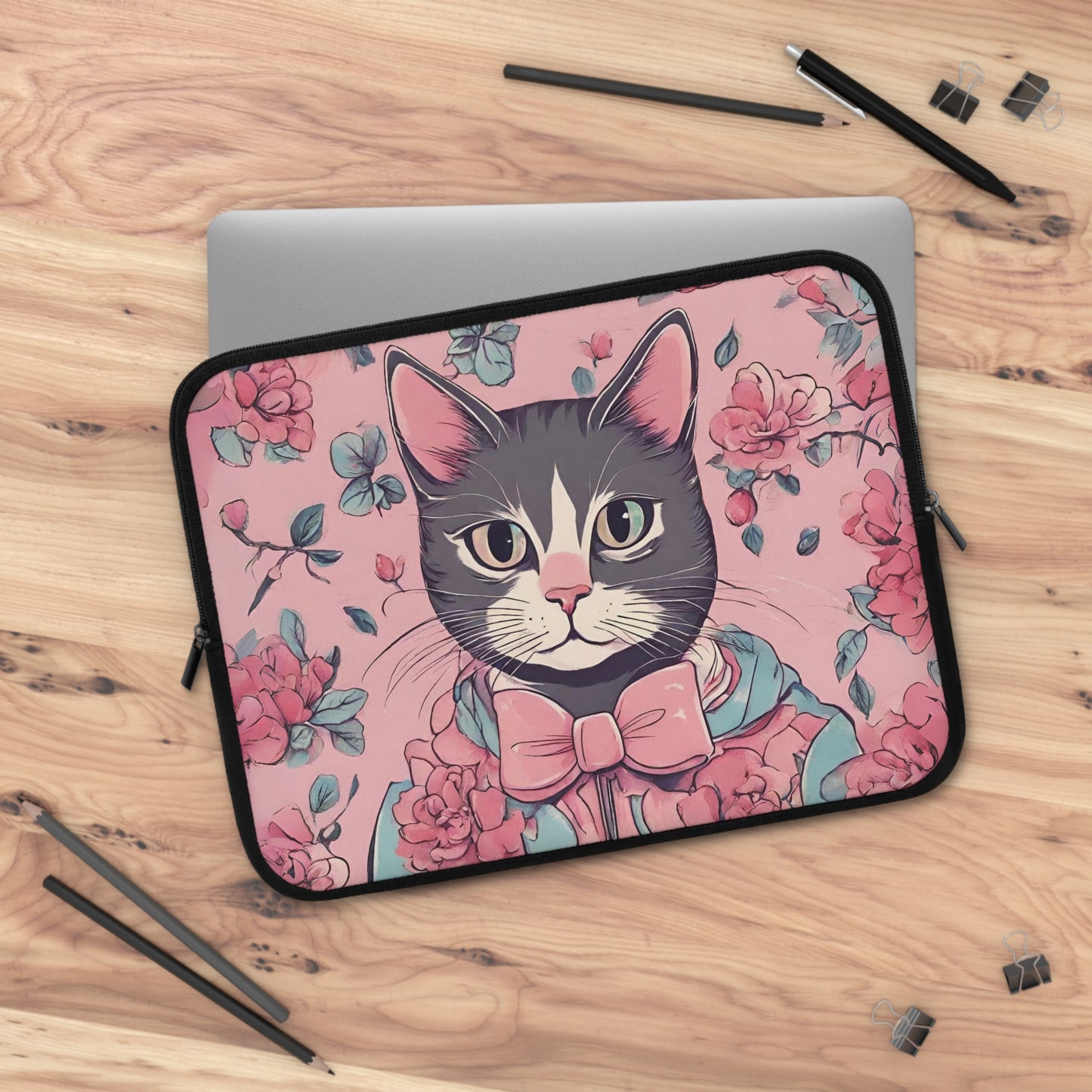 Vintage Cat Laptop Sleeve