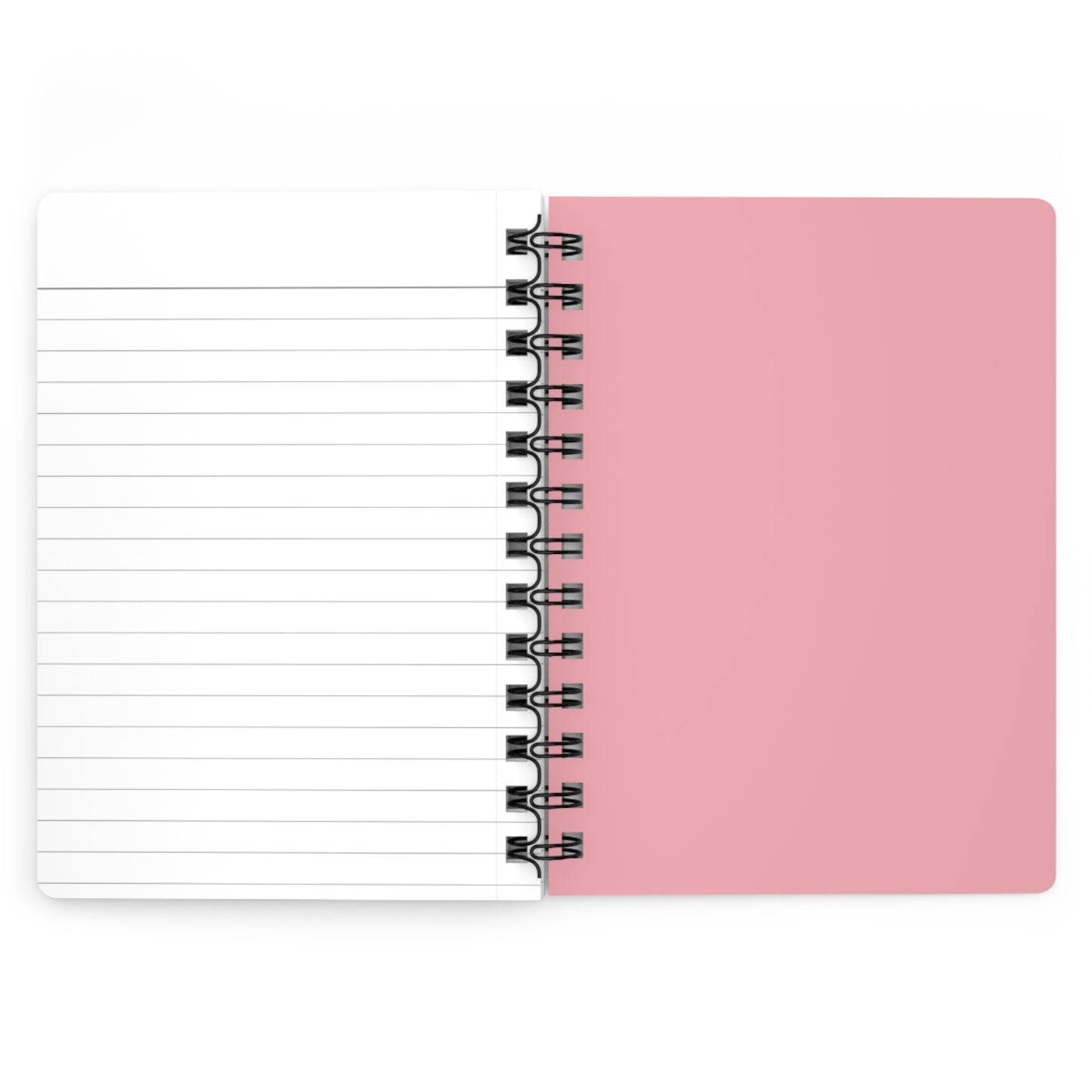 Cute Cat and Flowers Spiral Bound Journal