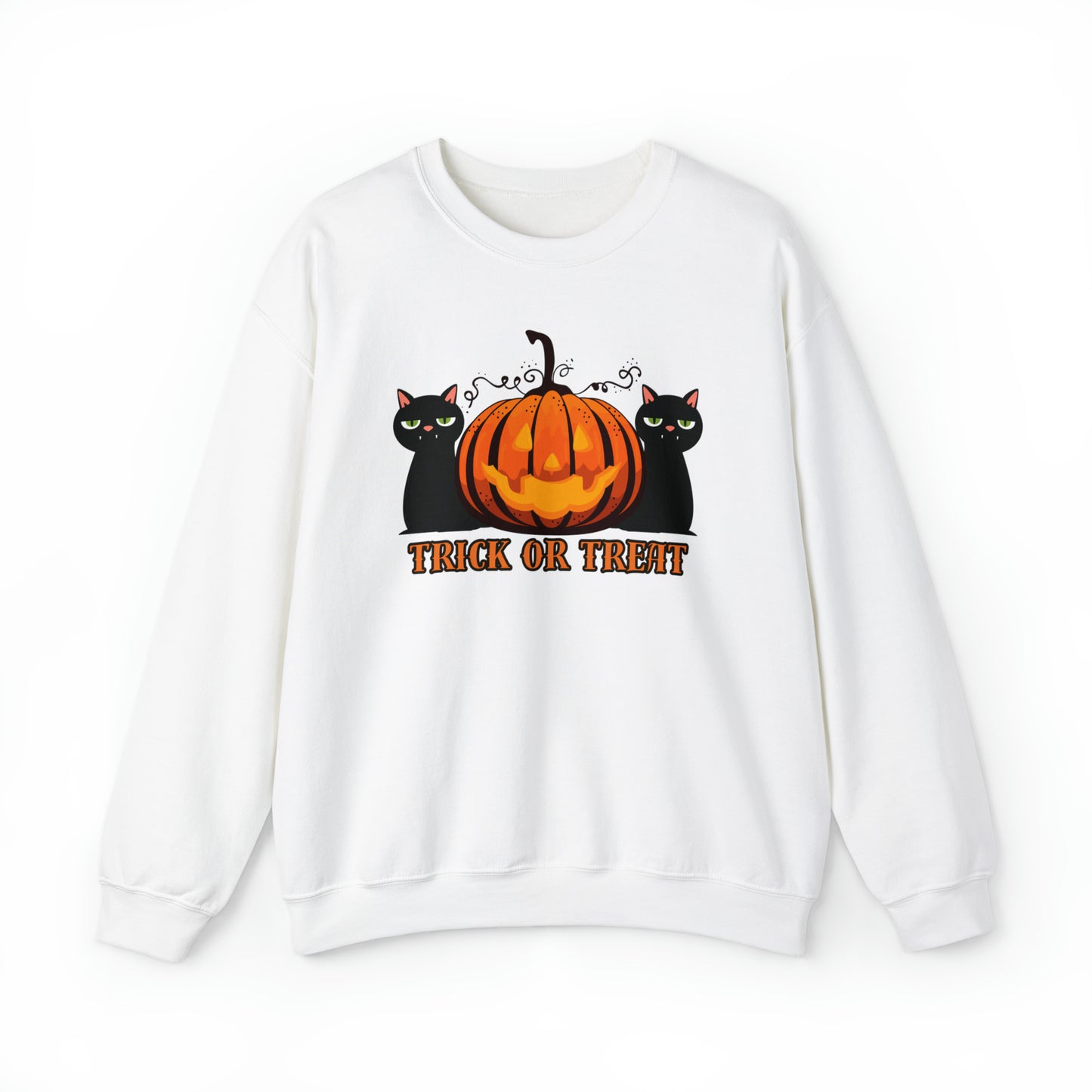 Cat Halloween Sweatshirt, Spooky Season Crewneck Sweatshirt, Retro Vintage Cat Halloween sweater, black cats Pumpkin jumper, Funny cat gift