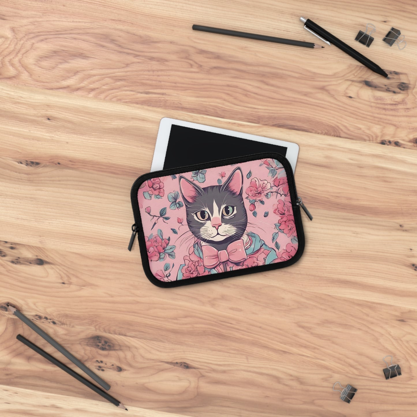 Vintage Cat Laptop Sleeve