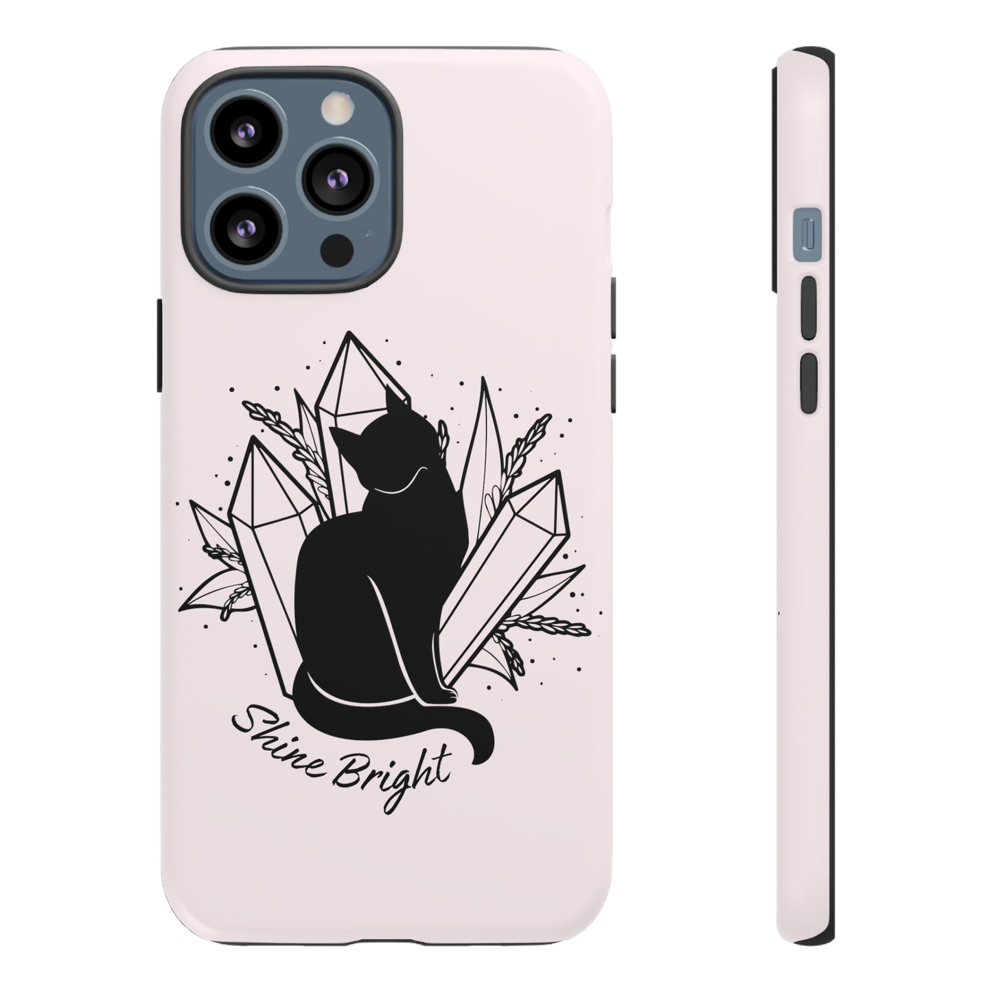 Cat and Crystals Phone Case