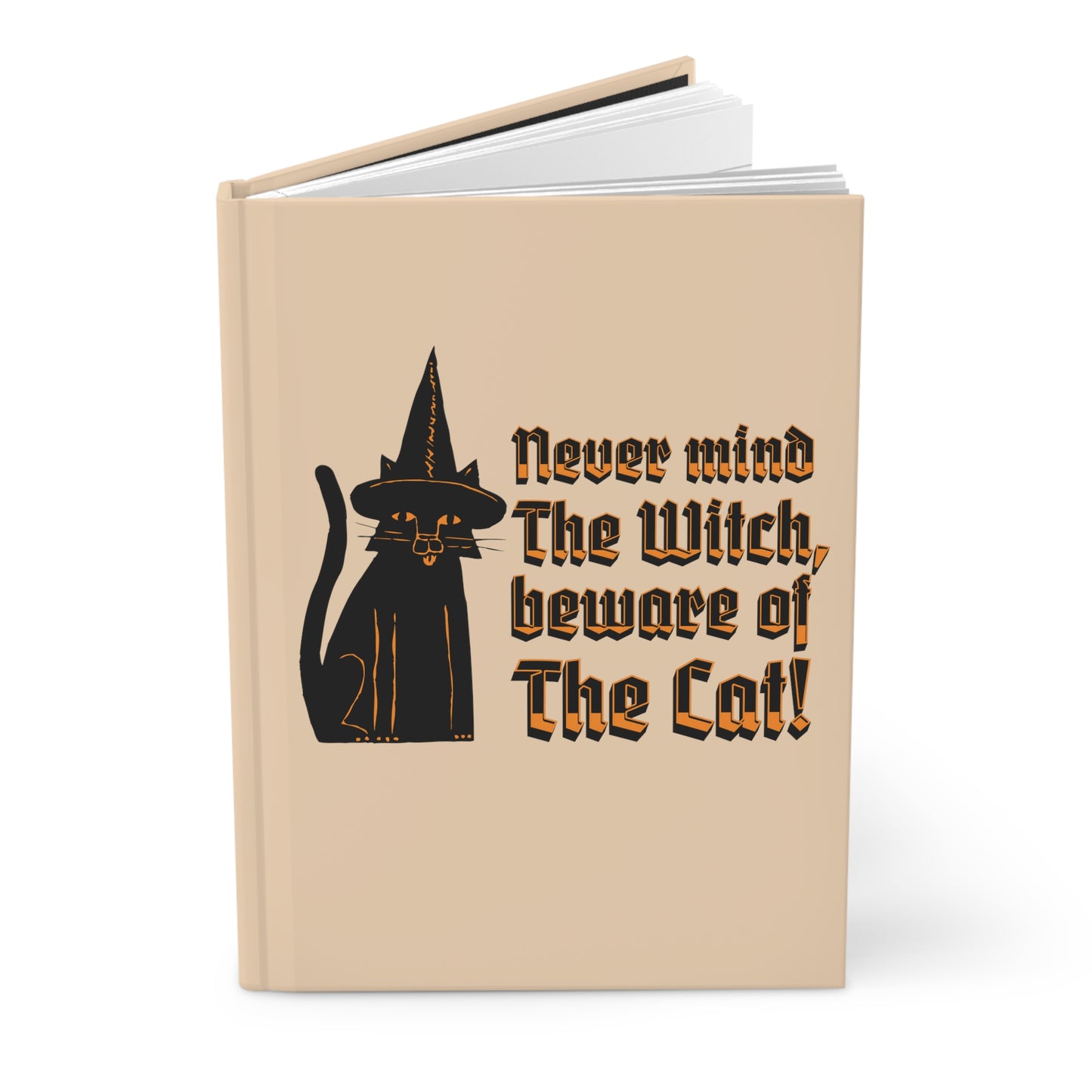 Witchy cat Hardcover Journal Matte