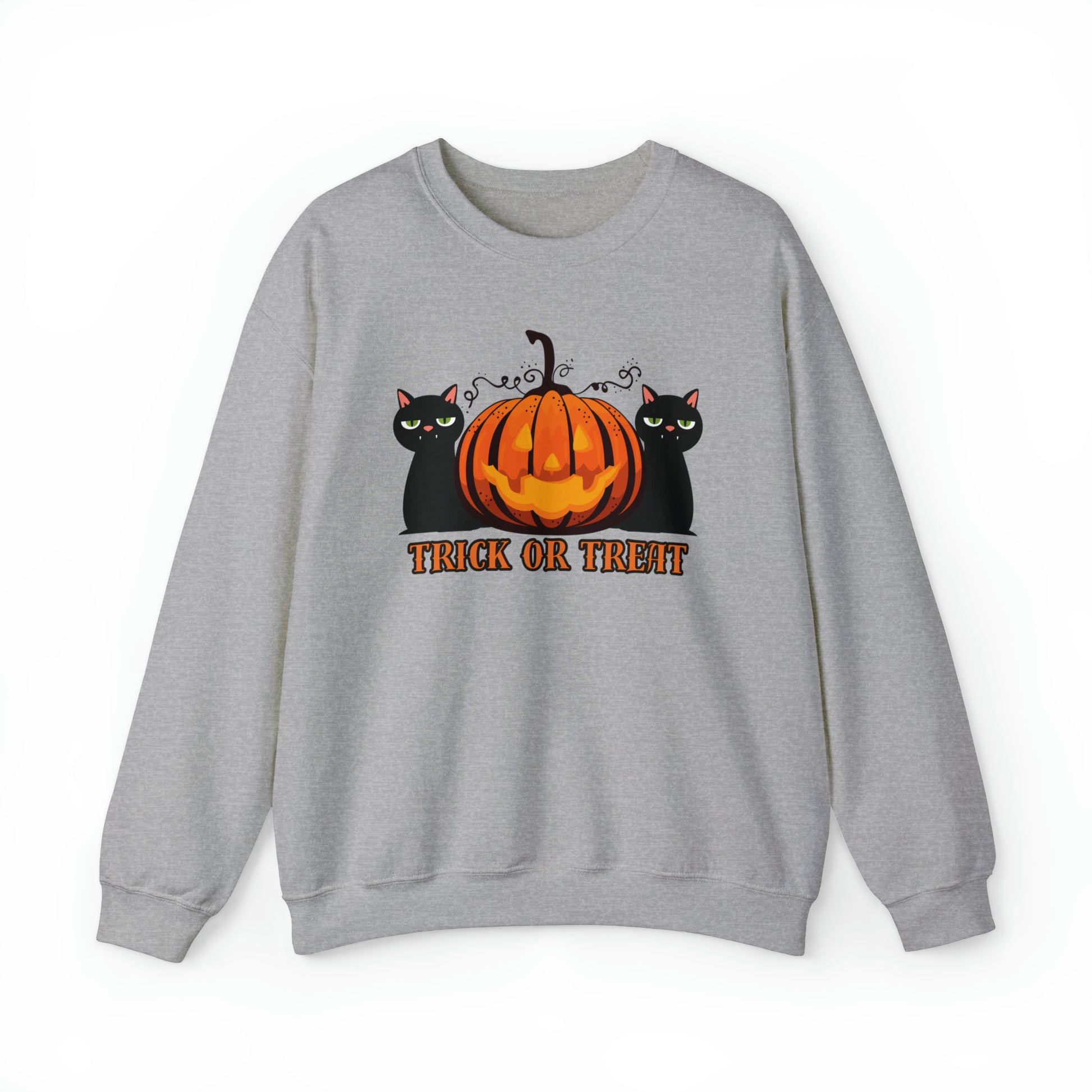 Cat Halloween Sweatshirt, Spooky Season Crewneck Sweatshirt, Retro Vintage Cat Halloween sweater, black cats Pumpkin jumper, Funny cat gift