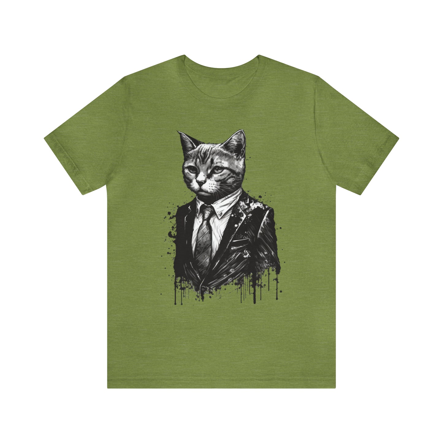 Elegant Cat in a Suit T-Shirt