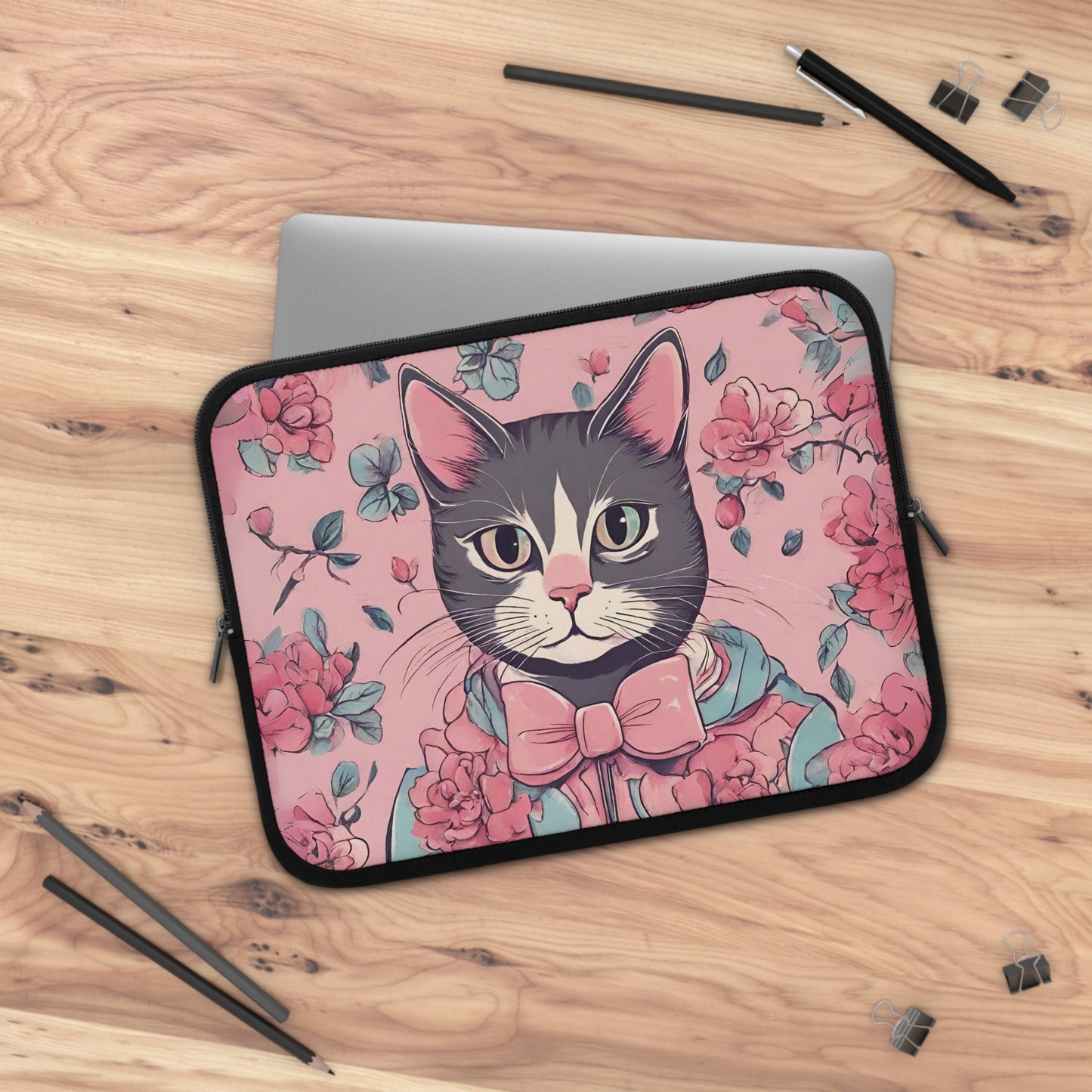 Vintage Cat Laptop Sleeve