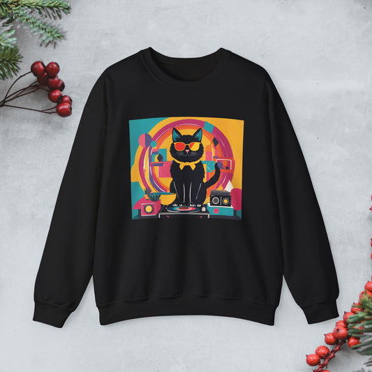 Black Cat DJ Sweatshirt