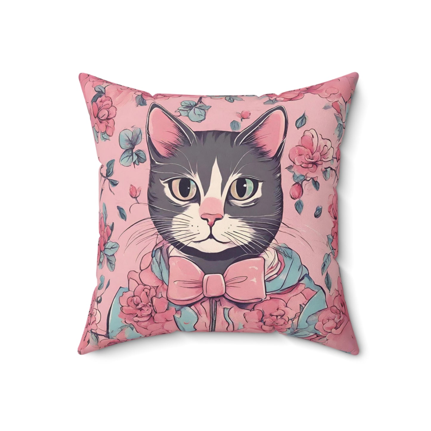 Victorian Cat Pillow