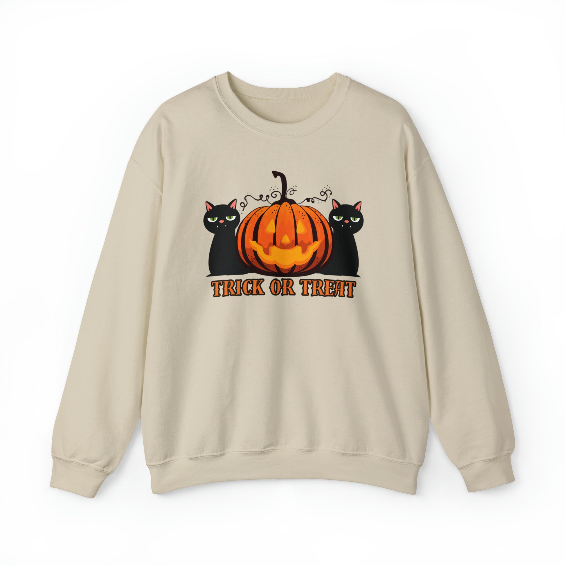 Cat Halloween Sweatshirt, Spooky Season Crewneck Sweatshirt, Retro Vintage Cat Halloween sweater, black cats Pumpkin jumper, Funny cat gift