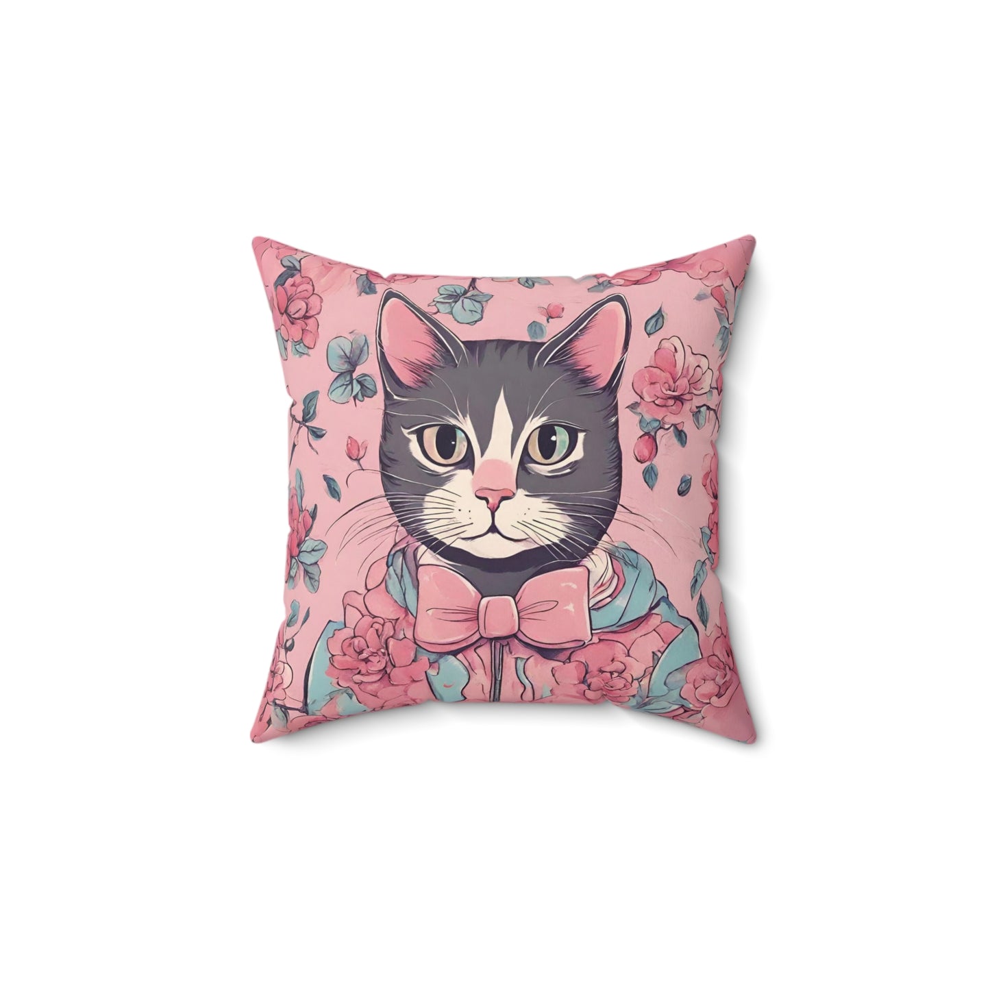 Victorian Cat Pillow