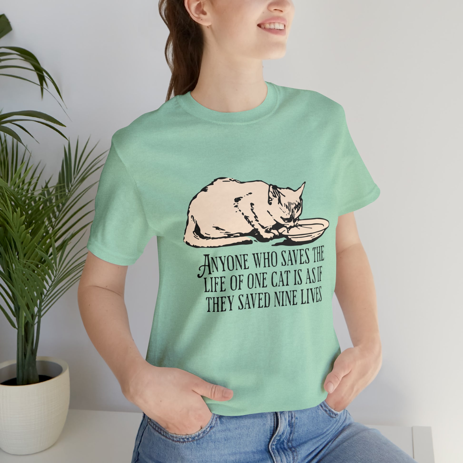 Cat quote Tshirt, stray cat shirt, funny cat tee, cute cat tee shirt, cat lover Unisex Jersey Short Sleeve Tee, cat mom gift, cat lover gift