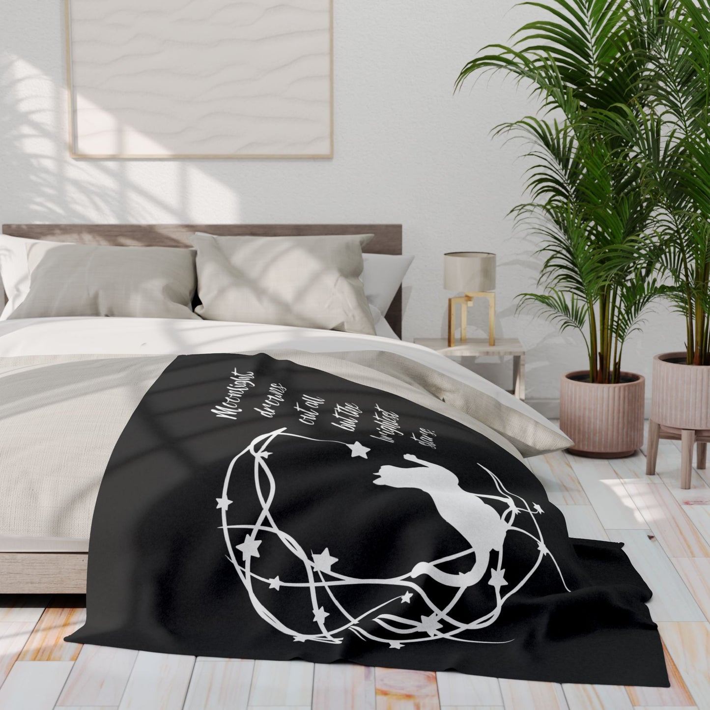 Celestial Cat Arctic Fleece Blanket