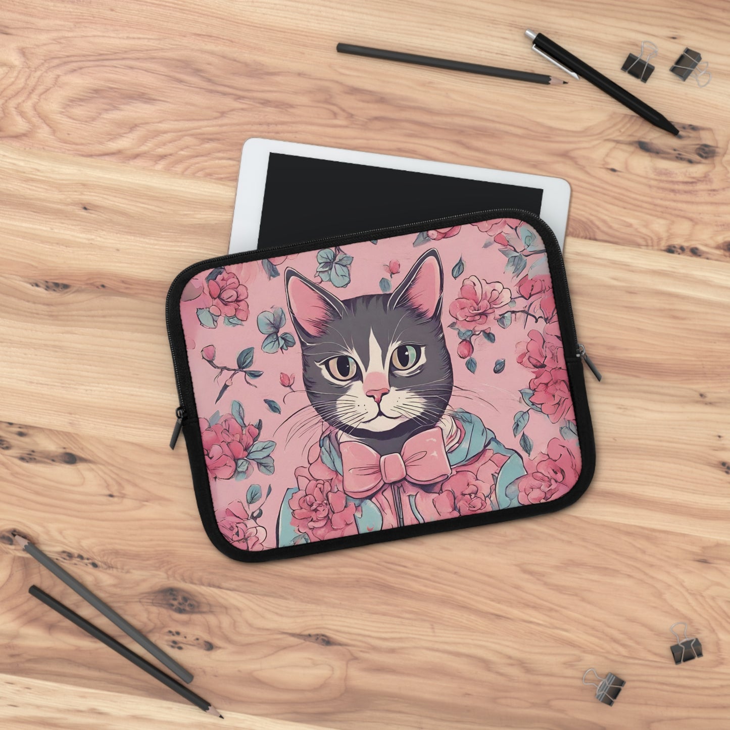 Vintage Cat Laptop Sleeve