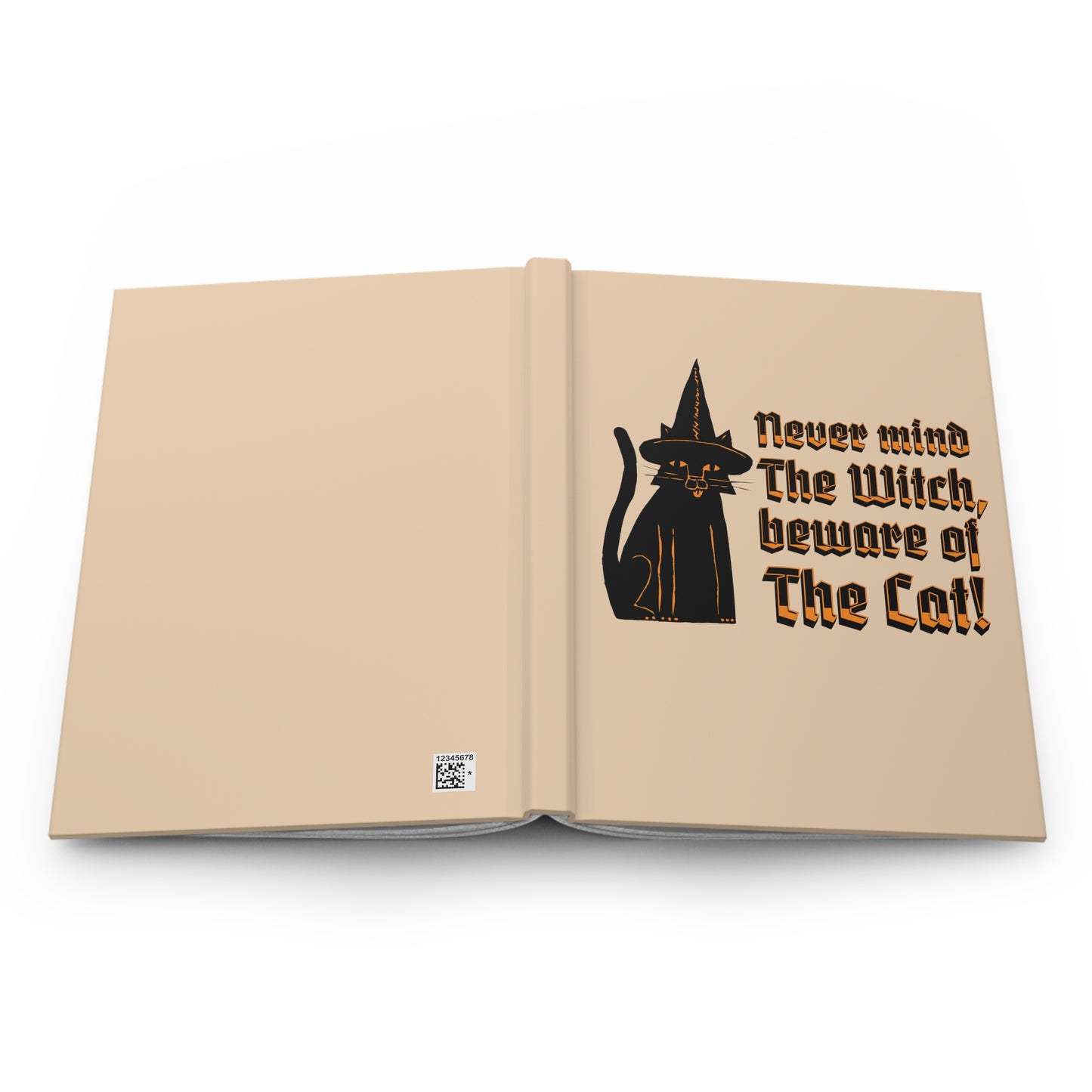 Witchy cat Hardcover Journal Matte