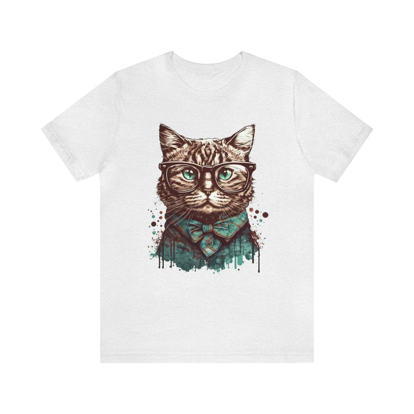 Nerdy cat T-shirt