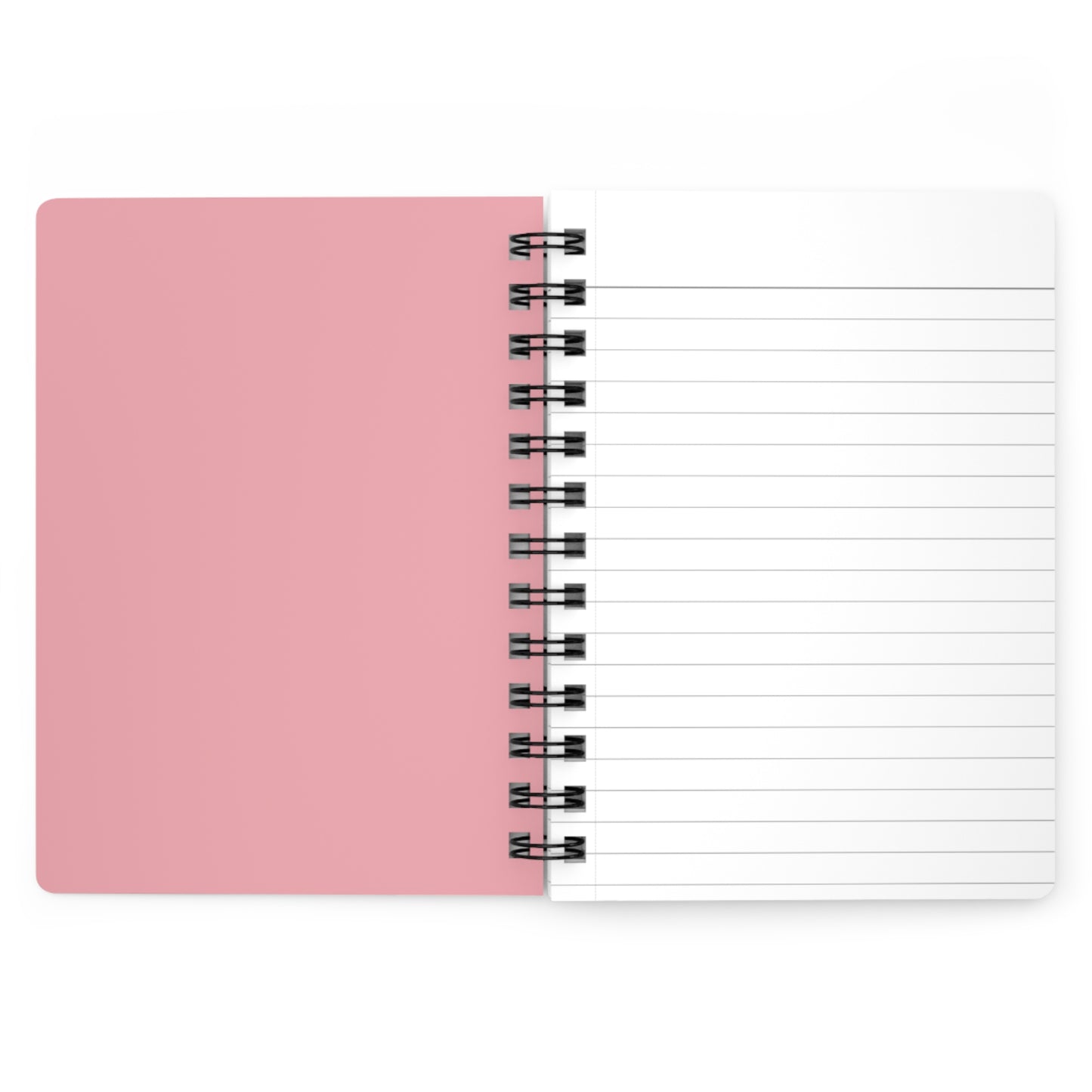 Cute Cat and Flowers Spiral Bound Journal