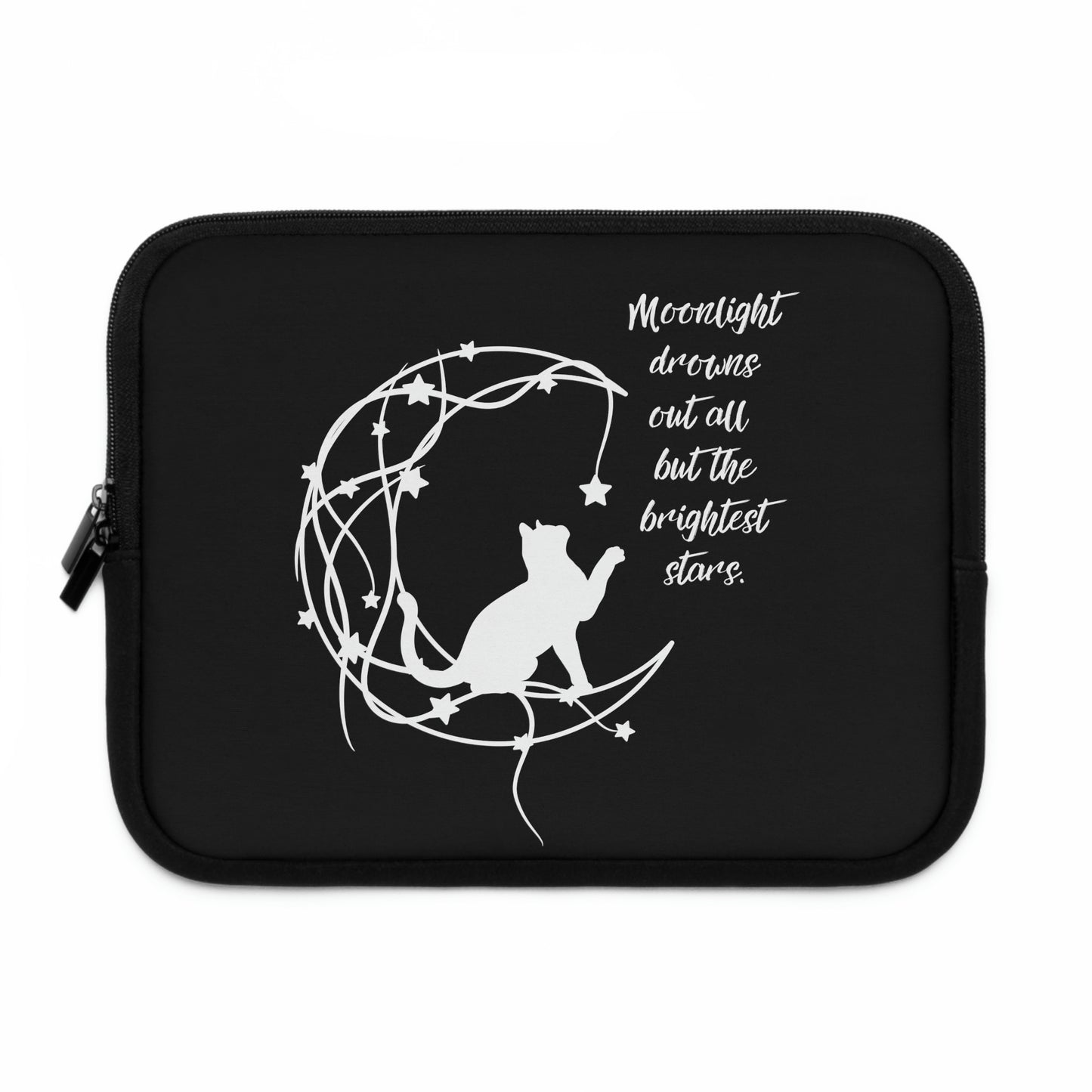 Magical Cat and moon Laptop Sleeve