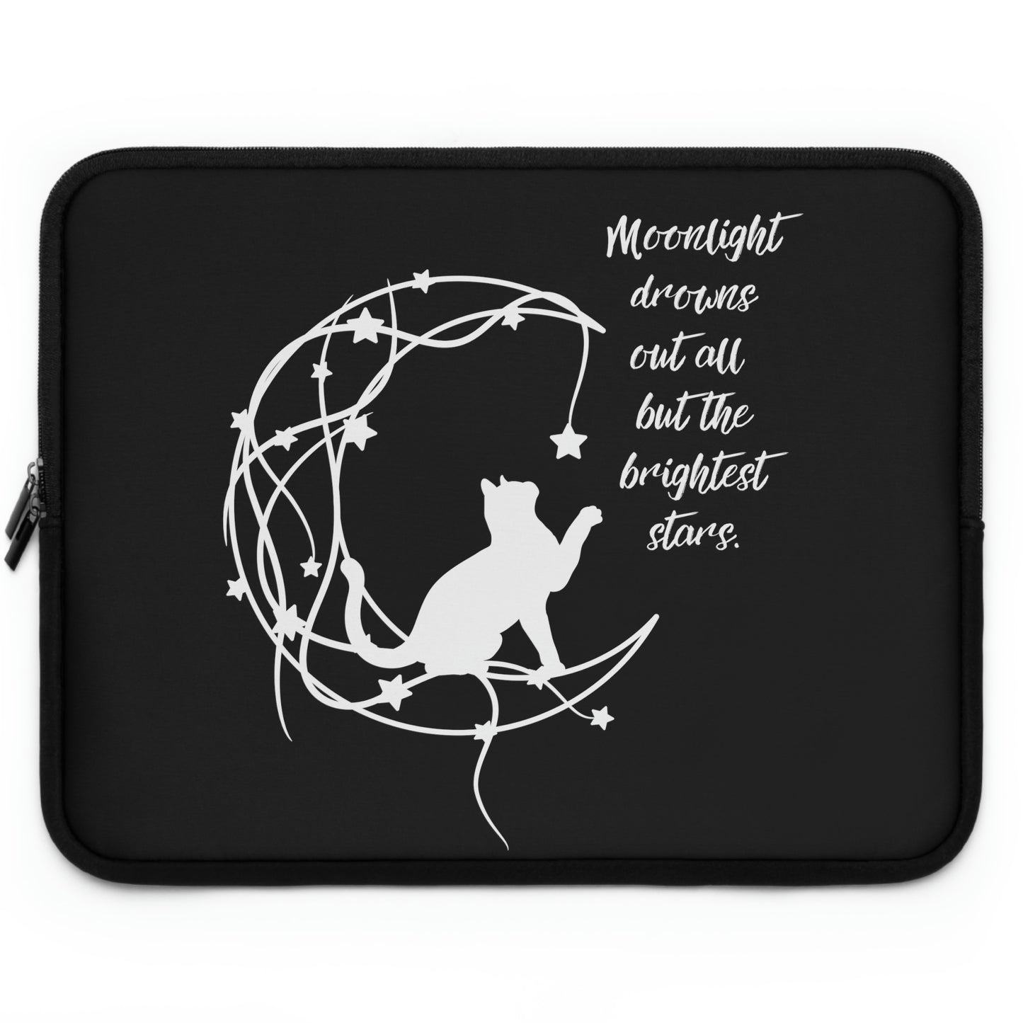 Magical Cat and moon Laptop Sleeve