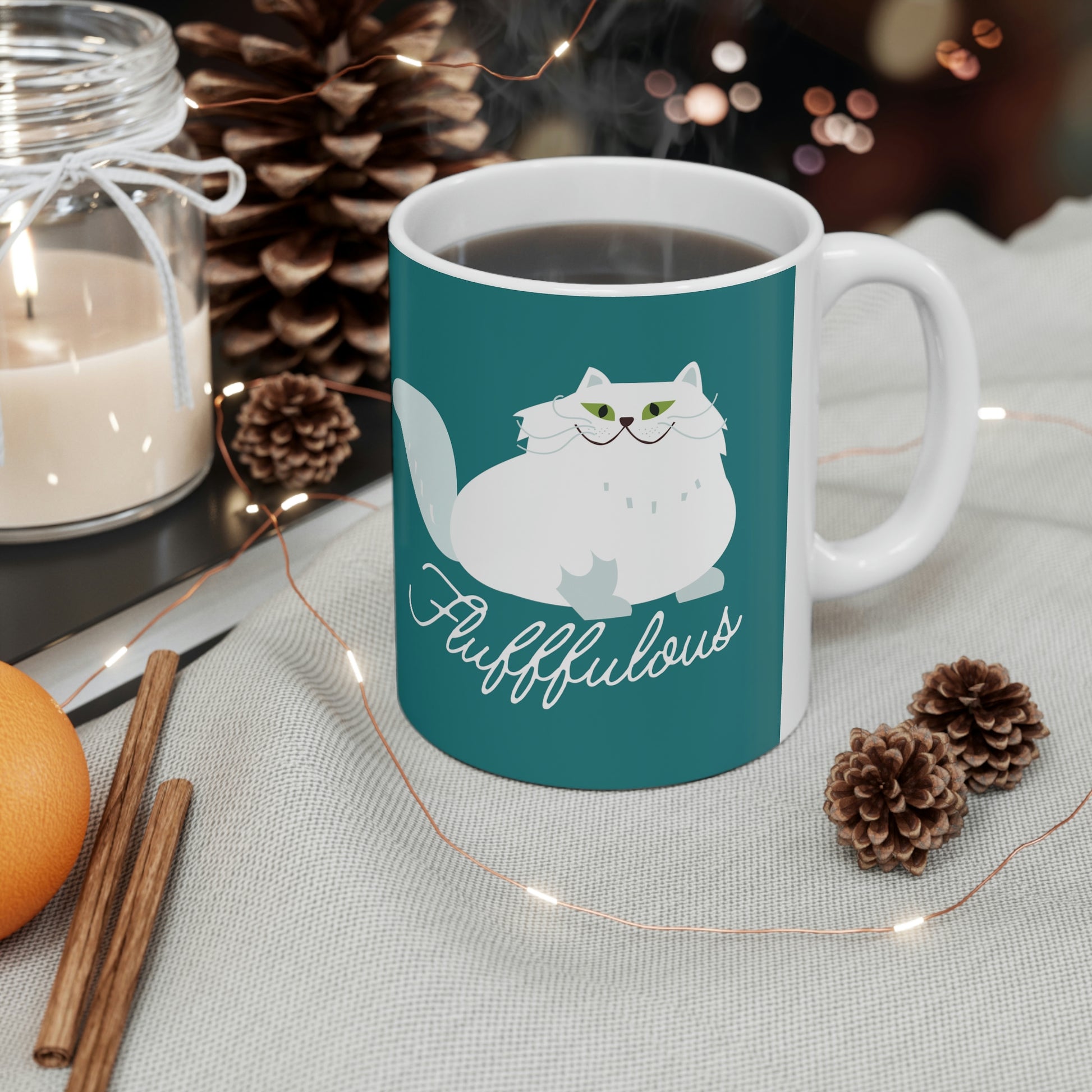 Fabulous Persian cat Ceramic Mug 11oz, cat lover gift, Persian cat mug, persian cat mom cup, cat coffee mug, funny cat mug, cat owner gift