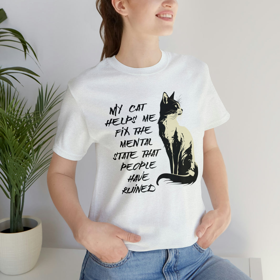 Cat T-Shirts | gift for cat lovers | shirt for cat owner | cat mom tee ...