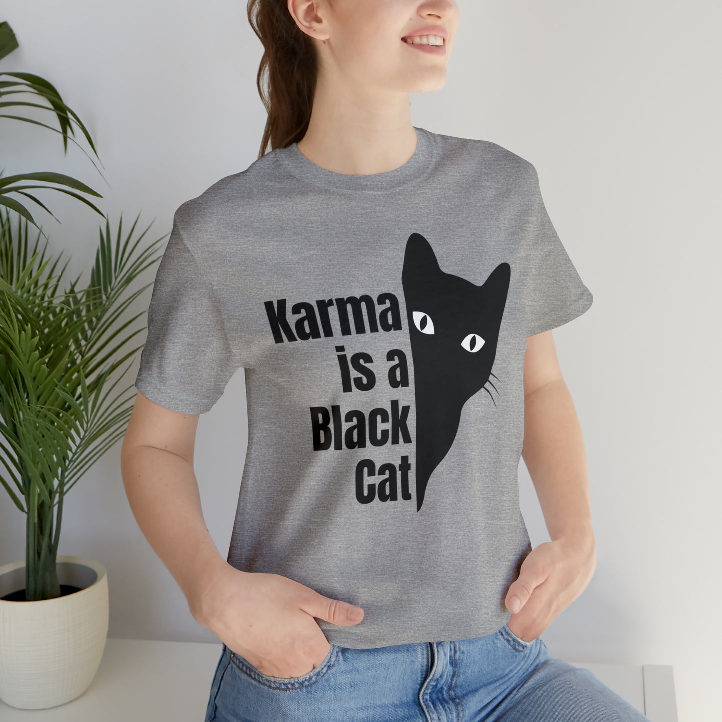 Karma is a Black Cat T-Shirt