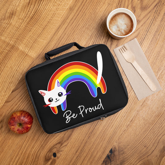 Rainbow Pride Cat Lunch Bag