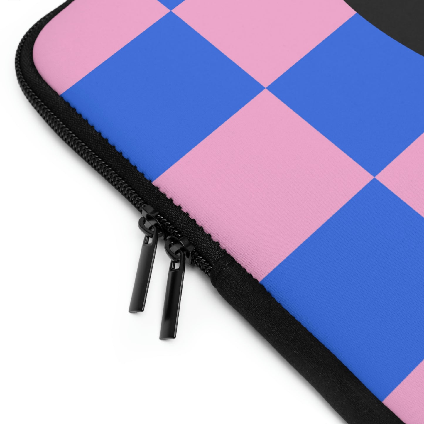 Checkered Funny cat Laptop Sleeve