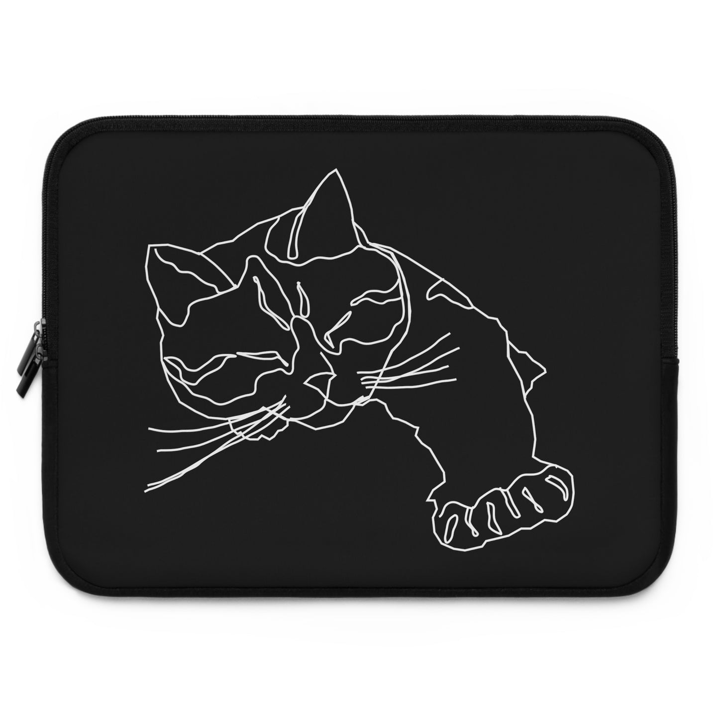 Minimalist Cat Laptop Sleeve