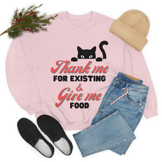 Funny Black cat Thanksgiving sweatshirt, Black Cat sweater, holiday sweater, groovy text sweater, boss black cat sarcastic quote Sweatshirt