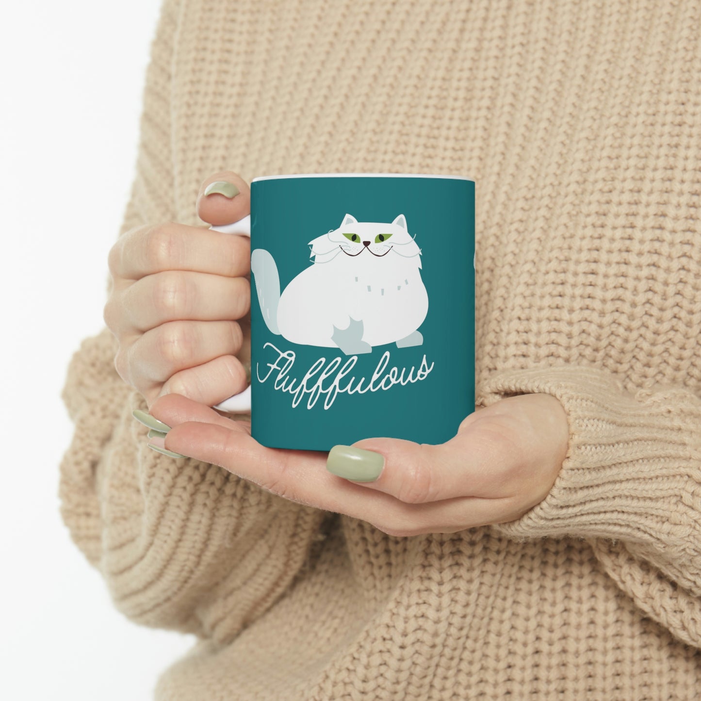 Fabulous Persian cat Ceramic Mug 11oz, cat lover gift, Persian cat mug, persian cat mom cup, cat coffee mug, funny cat mug, cat owner gift