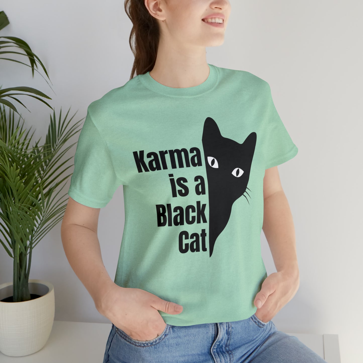 Karma is a Black Cat T-Shirt