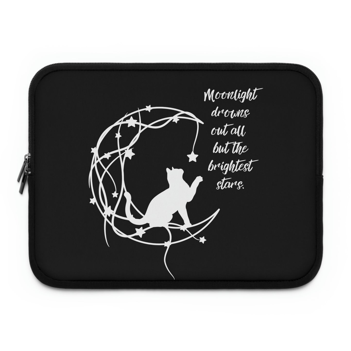 Magical Cat and moon Laptop Sleeve