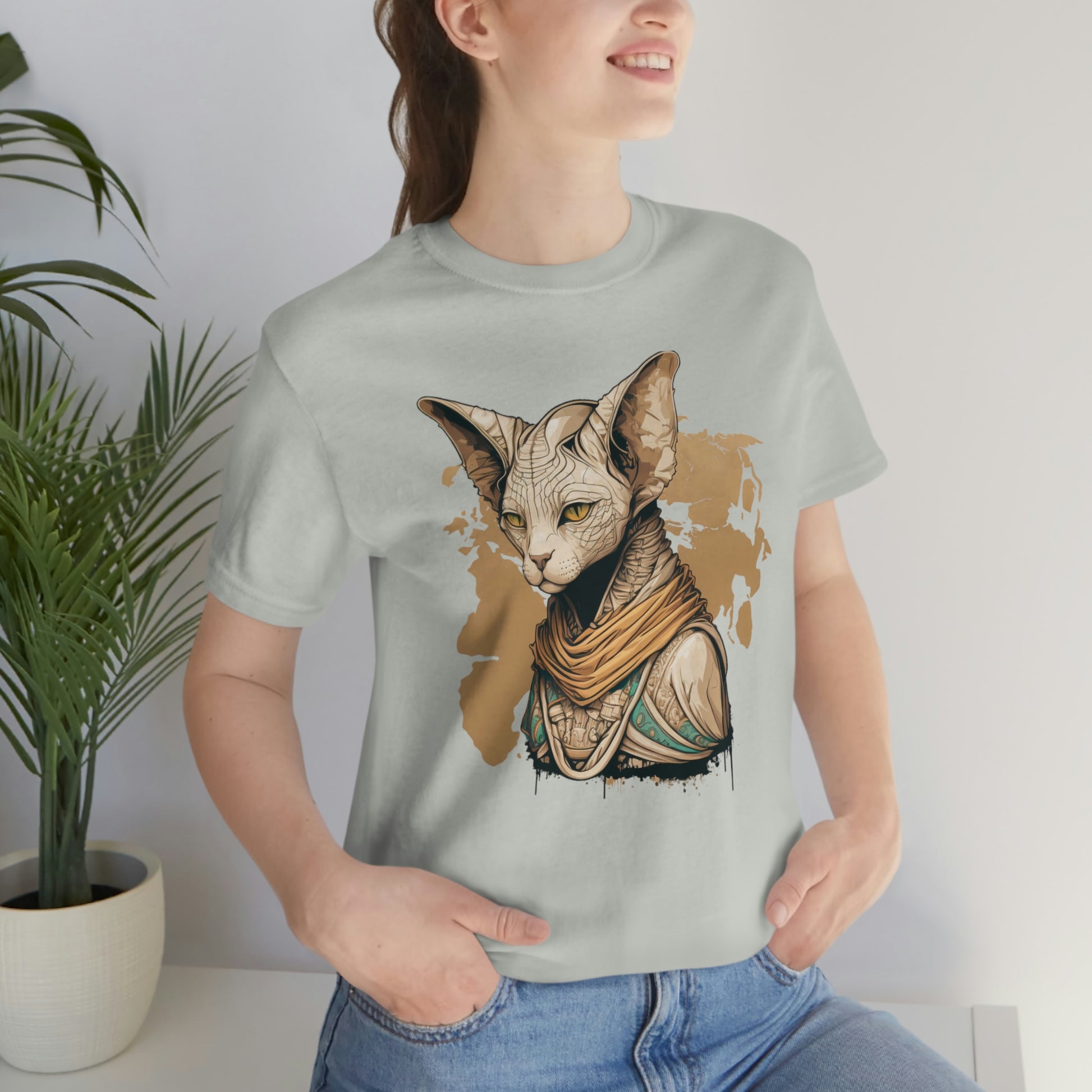 Sphynx cat Tee, cat ancient egypt T-shirt, Sphynx cat pyramid egypt tshirt, pharaoh cat t shirt, Sphynx cat Mom shirt, Sphynx cat owner gift