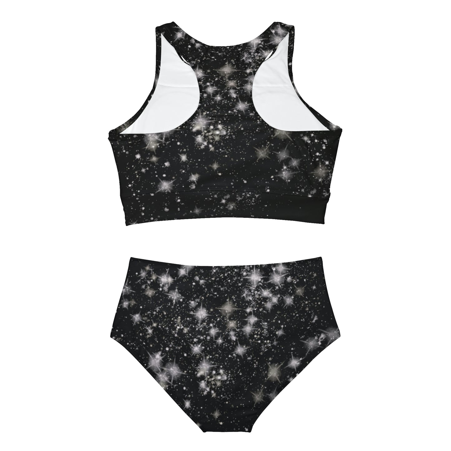 Magical cat moon Sporty Bikini | fantasy celestial athletic swimsuit ...