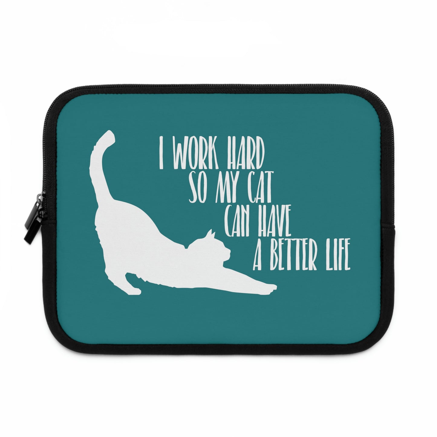 Cat Owner Quote Laptop Sleeve