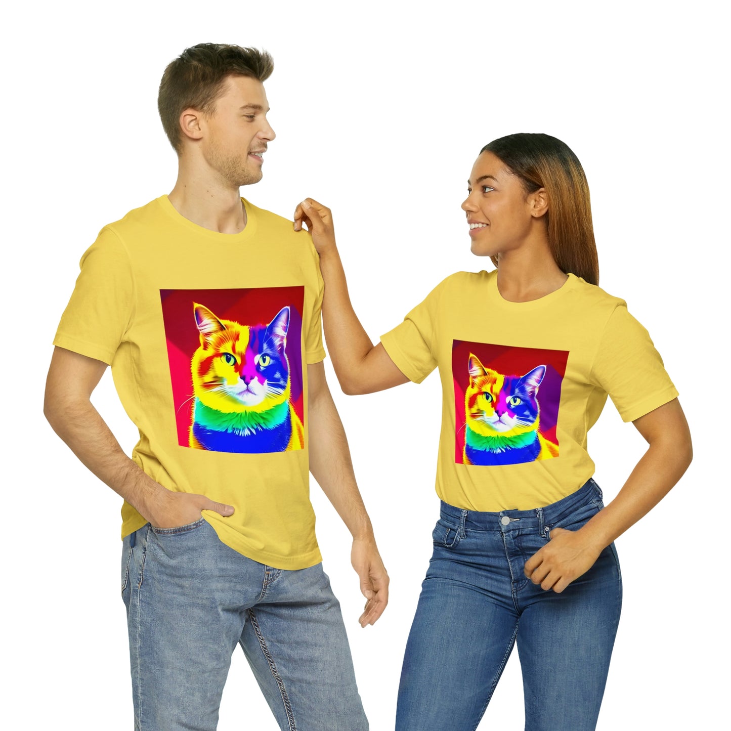 Rainbow Pride Cat T-shirt