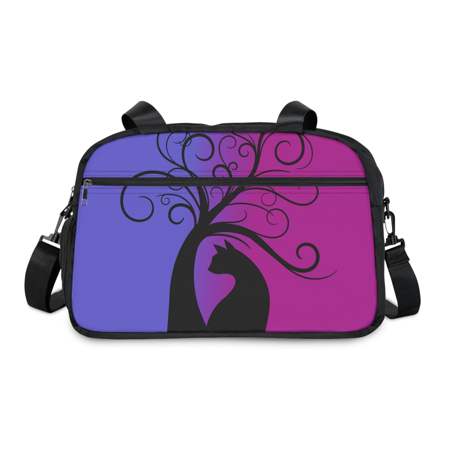 Magical black cat Fitness Handbag