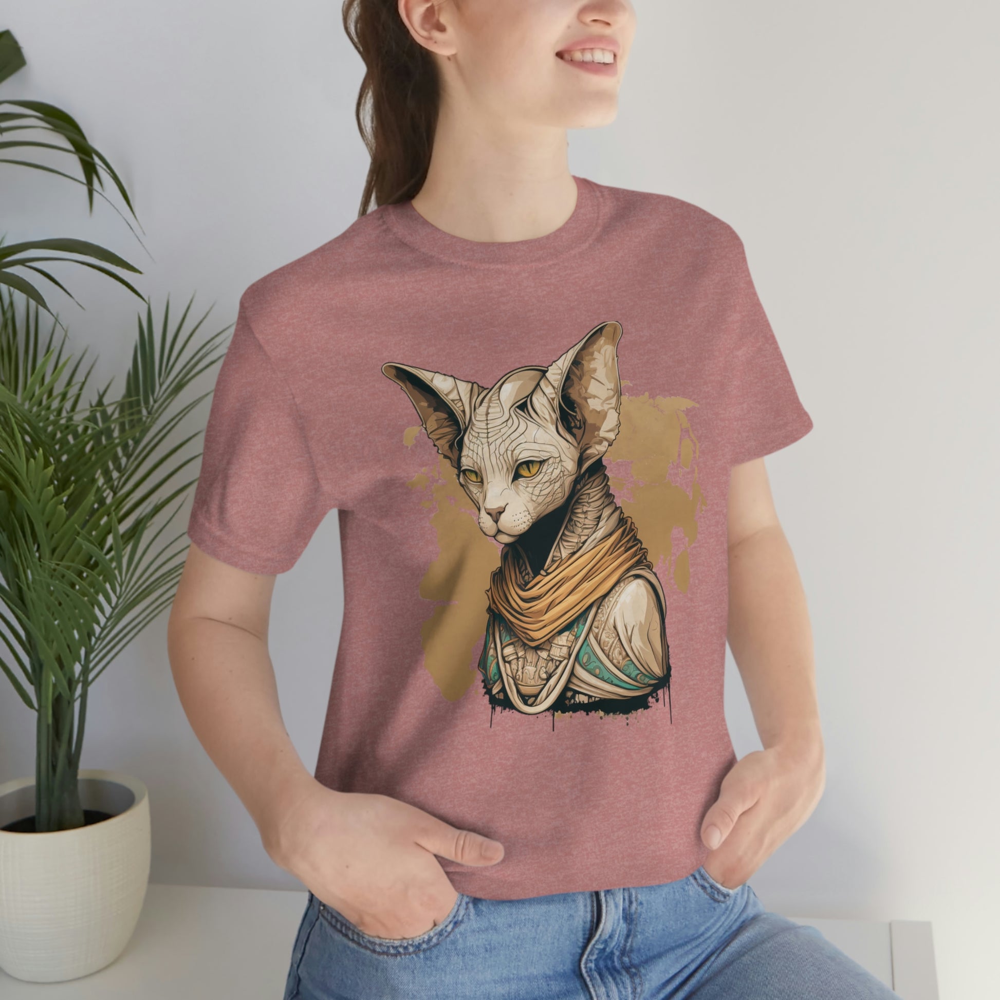 Sphynx cat Tee, cat ancient egypt T-shirt, Sphynx cat pyramid egypt tshirt, pharaoh cat t shirt, Sphynx cat Mom shirt, Sphynx cat owner gift
