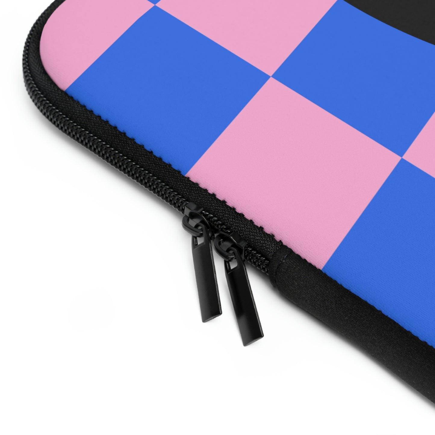 Checkered Funny cat Laptop Sleeve