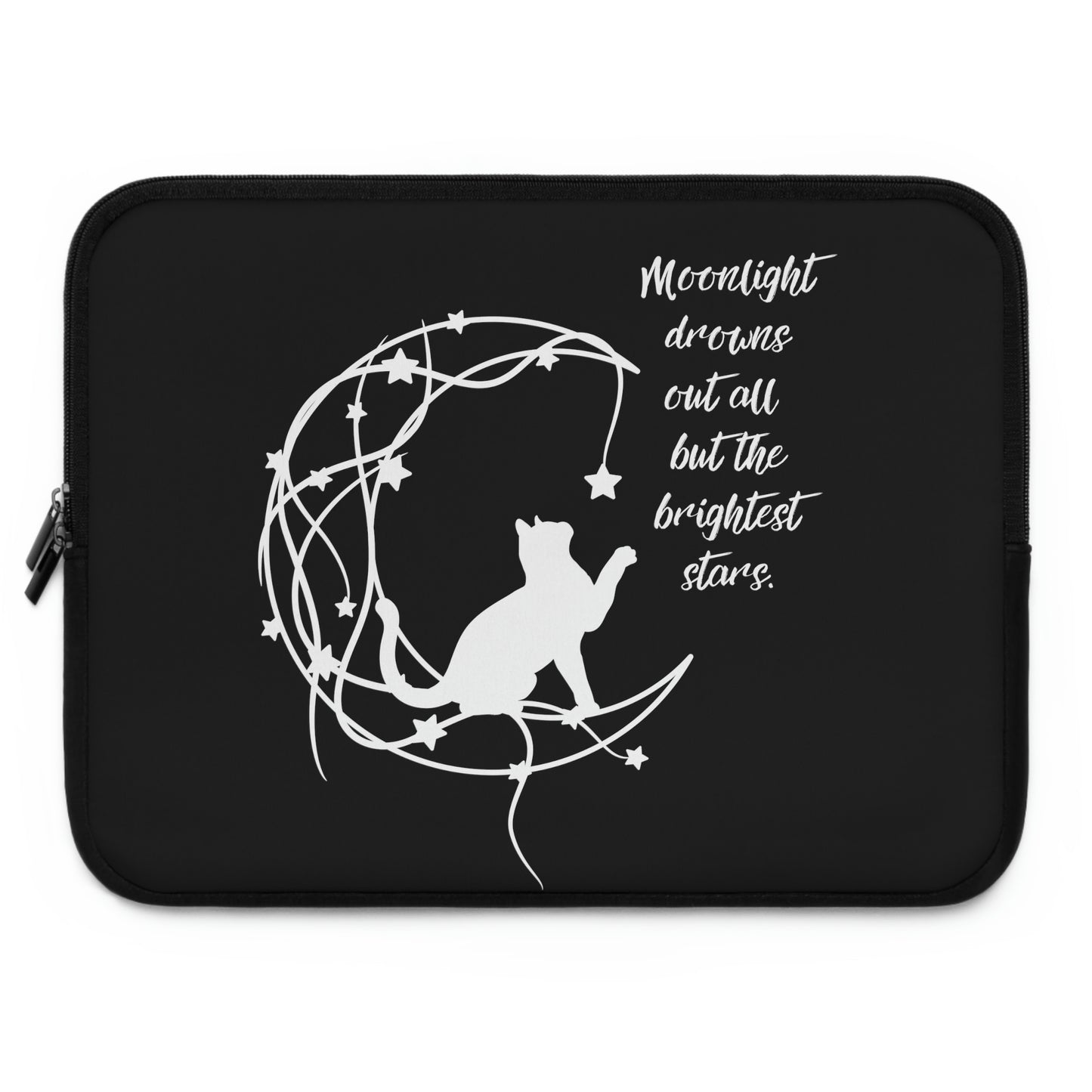 Magical Cat and moon Laptop Sleeve