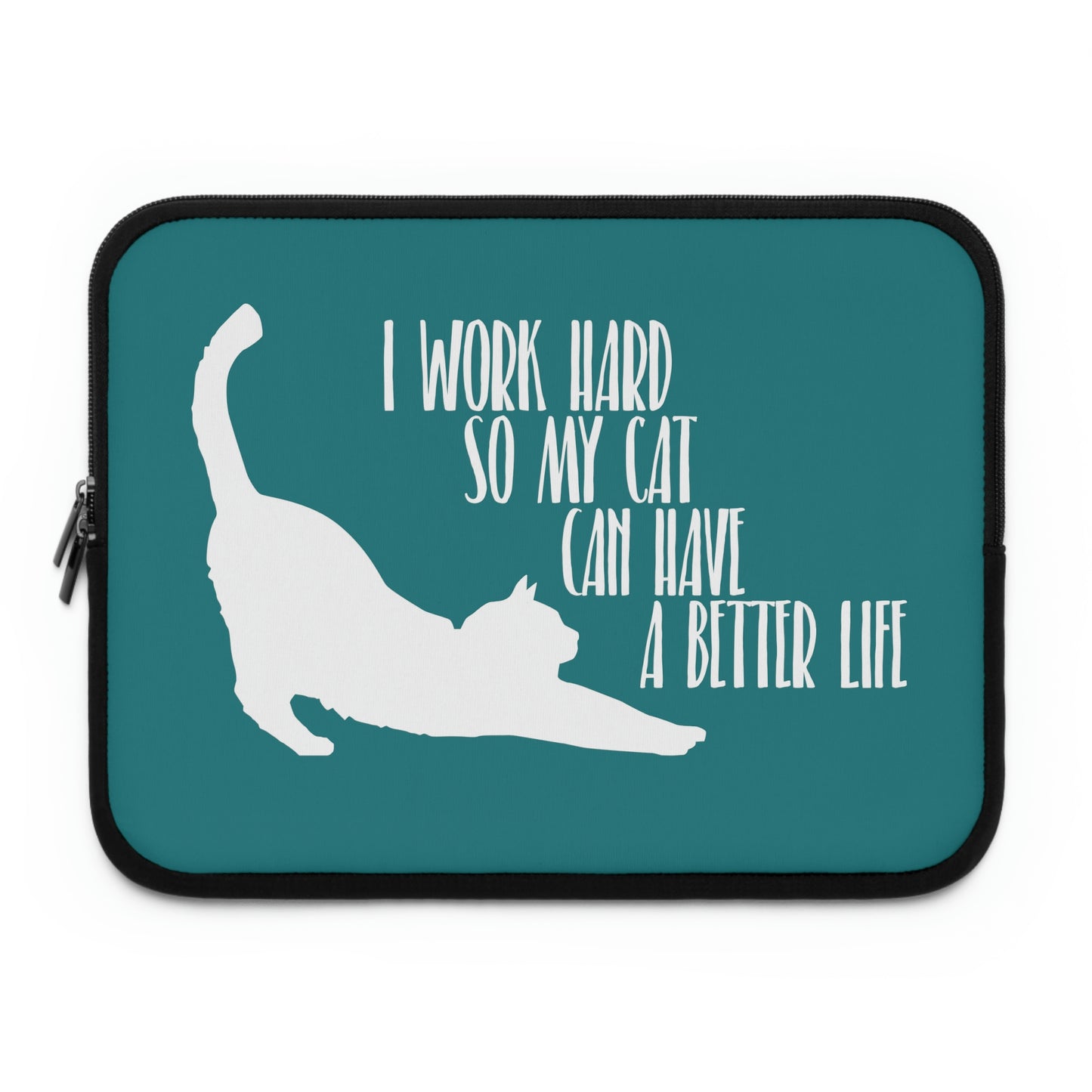 Cat Owner Quote Laptop Sleeve