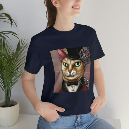 Steampunk Baron Cat T-shirt